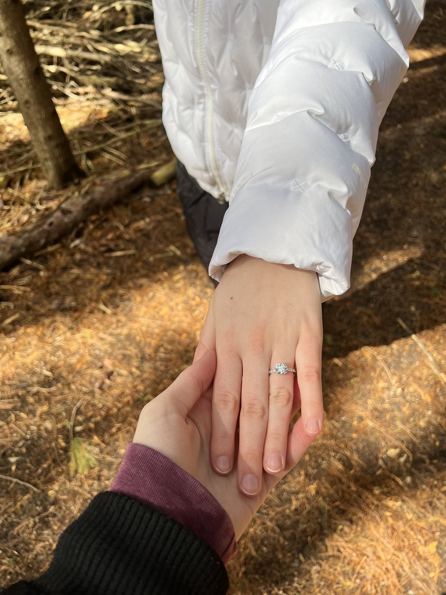 She said YES! I’m so grateful that I get to spend forever with my best friend 💍 ❤️ 