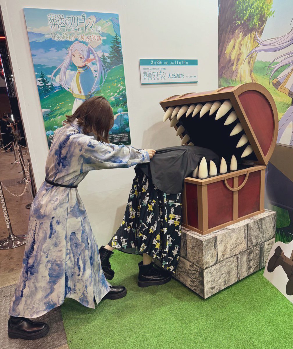 市ノ瀬さんとTOHOanimationさんのブースにお邪魔させていただきました！
……………やるよね
#フリーレン 