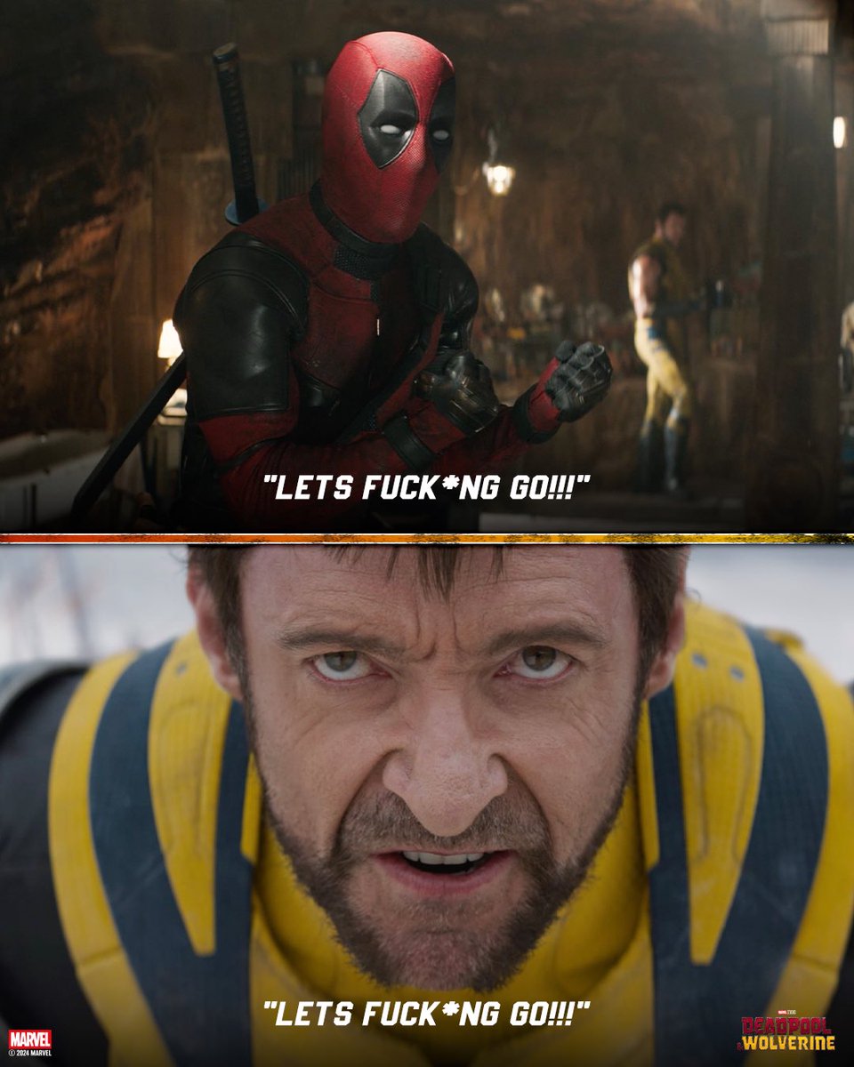 10,000 "LFG" comments and we change our bio to that 😉🔥

Watch Marvel Studios' DeadpoolAndWolverine in cinemas July 26!

#Deadpool #Wolverine #LFG 