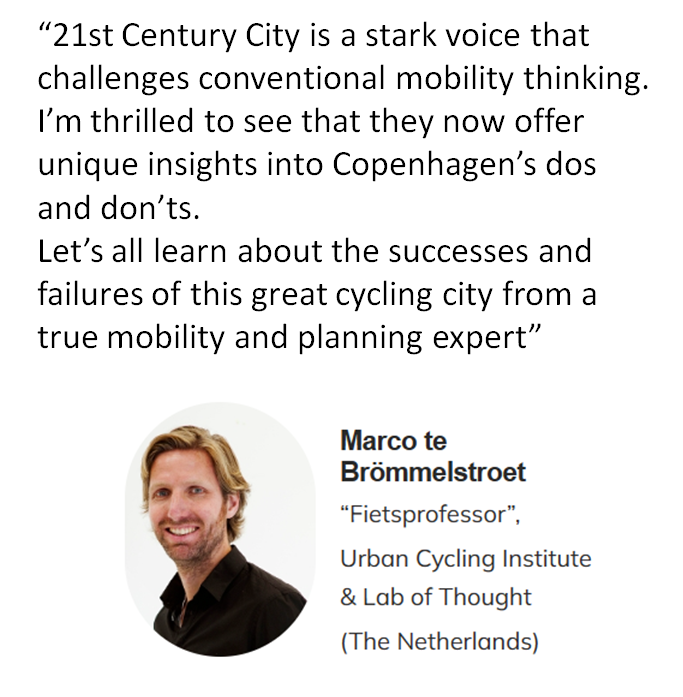 21st Century City will now offer guided tours in Copenhagen, presentations and micro-consulting.
@fietsprofessor is vouching.
See you in the streets of Copenhagen!
https://t.co/hvmyDIrcX8 