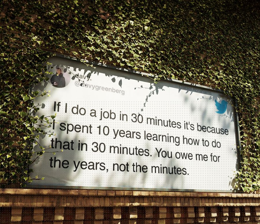 This is a life lesson I have yet to learn 