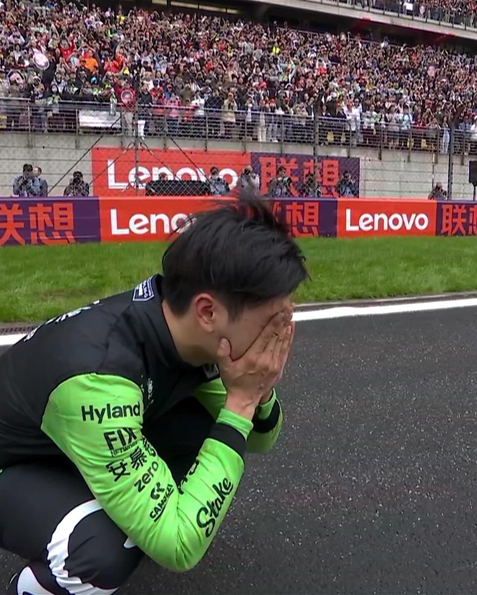 A DAY TO REMEMBER FOREVER. 🇨🇳

What can I say… This crowd, this weekend has been unforgettable, thank you everyone for making it so special to me, loved every second of it. ❤️🏎️

#ChineseGP #TeamZHOU 