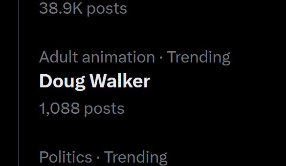 Y'all lose your minds when a Star Wars or Marvel character has a cameo in a show or movie but true chads like me lose their minds at Doug Walker cameos. 