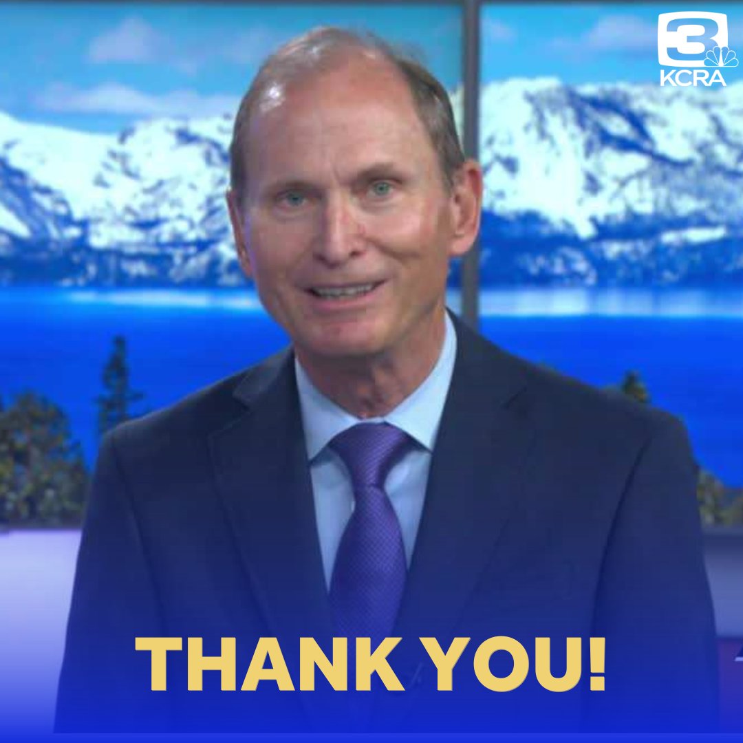 'Thank you for being there throughout the years' | Chief Meteorologist Mark Finan signed off after a 33-year career at KCRA 3. Congratulations on your retirement, Mark!

Watch his send-off here: https://t.co/qjb2tDLdTU 