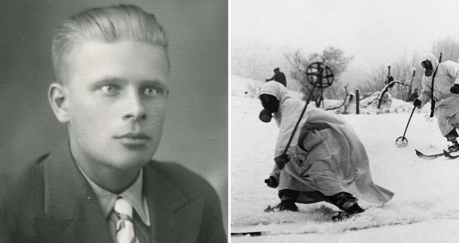 I have another new man crush.

Aimo Koivunen was a Finnish soldier, assigned to a ski patrol on 15 March 1944 along with several other Finnish soldiers.

Three days into their mission on 18 March, the group was attacked and surrounded by Soviet forces.

They had insufficient 