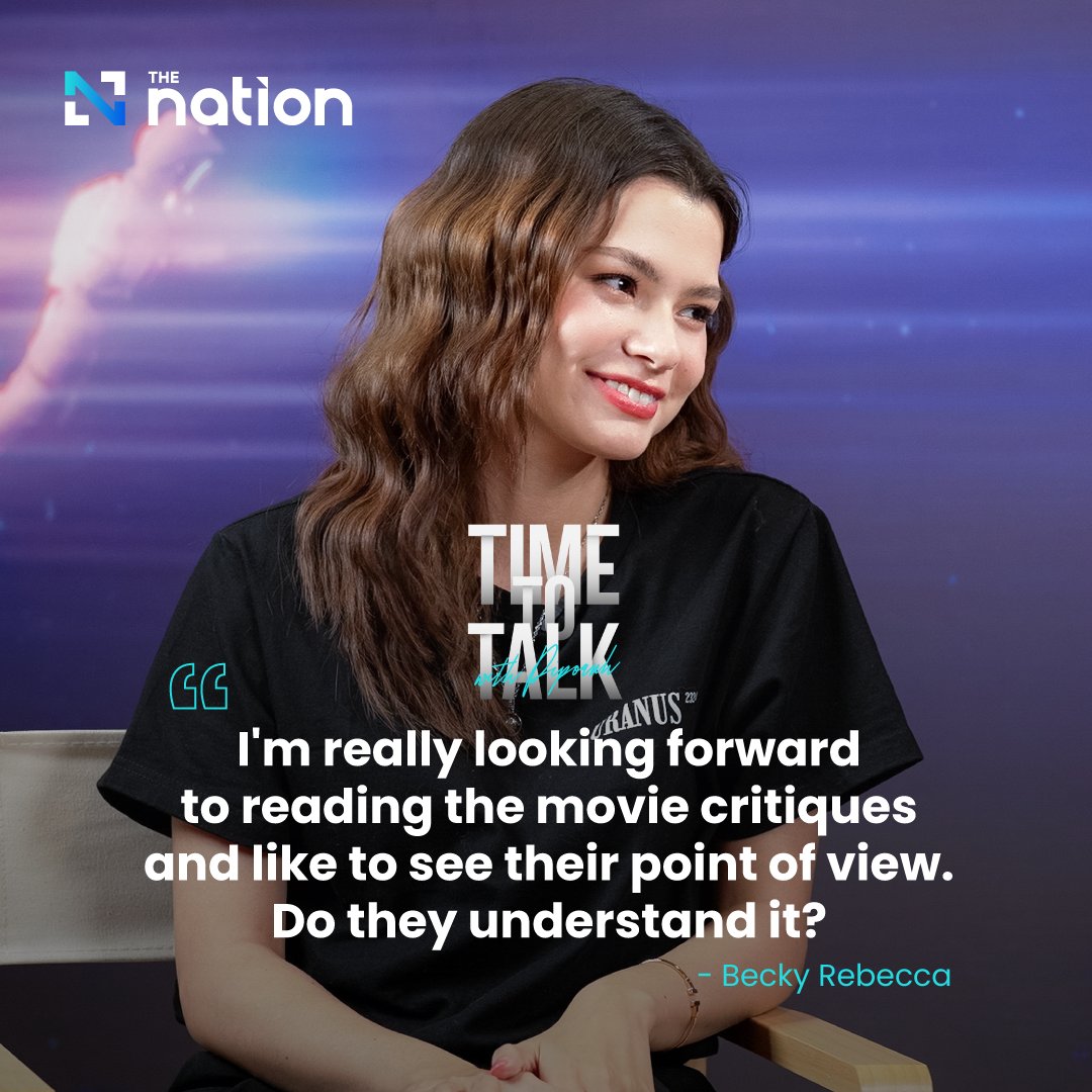 Does Kath have you guessing? 
.
Becky chats with us about her new role in the Thai Romantic, Drama, Sci-fi film "Uranus 2324" and what she's most excited to hear from fans!
.
Time to Talk Becky Rebecca Patricia Armstrong | EP.4
17:00 PM at The Nation
.
Facebook: 