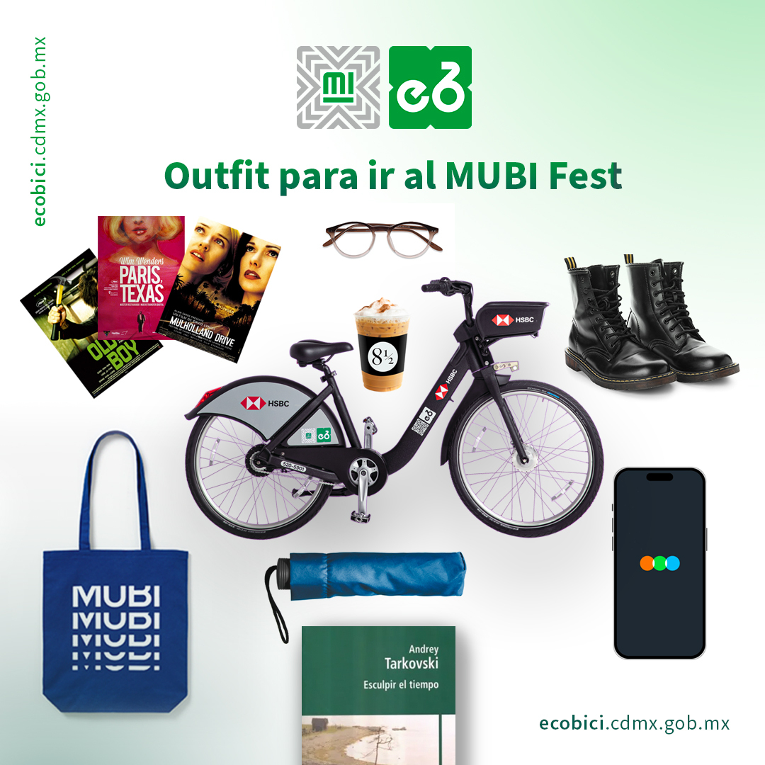¡Llega al MUBI Fest en la @CinetecaMexico en ECOBICI! 🎥🚴🏼

Cuéntanos, ¿qué película verás? 😏

@mubilat #LlegaEnECOBICI #CDMX 