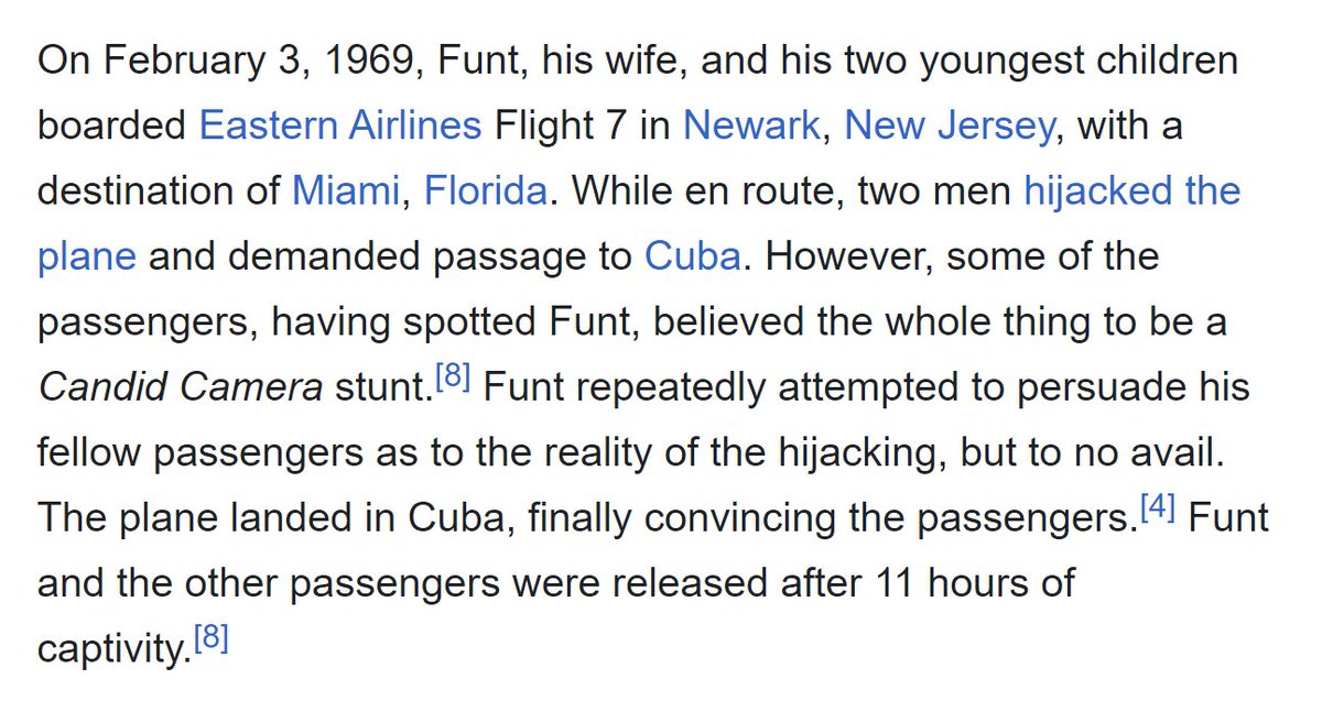 Has nobody made a film of this? It is a truly amazing event. For younger readers, Allen Funt was the creator of Candid Camera - the 1960s precursor of shows such as You've Been framed 