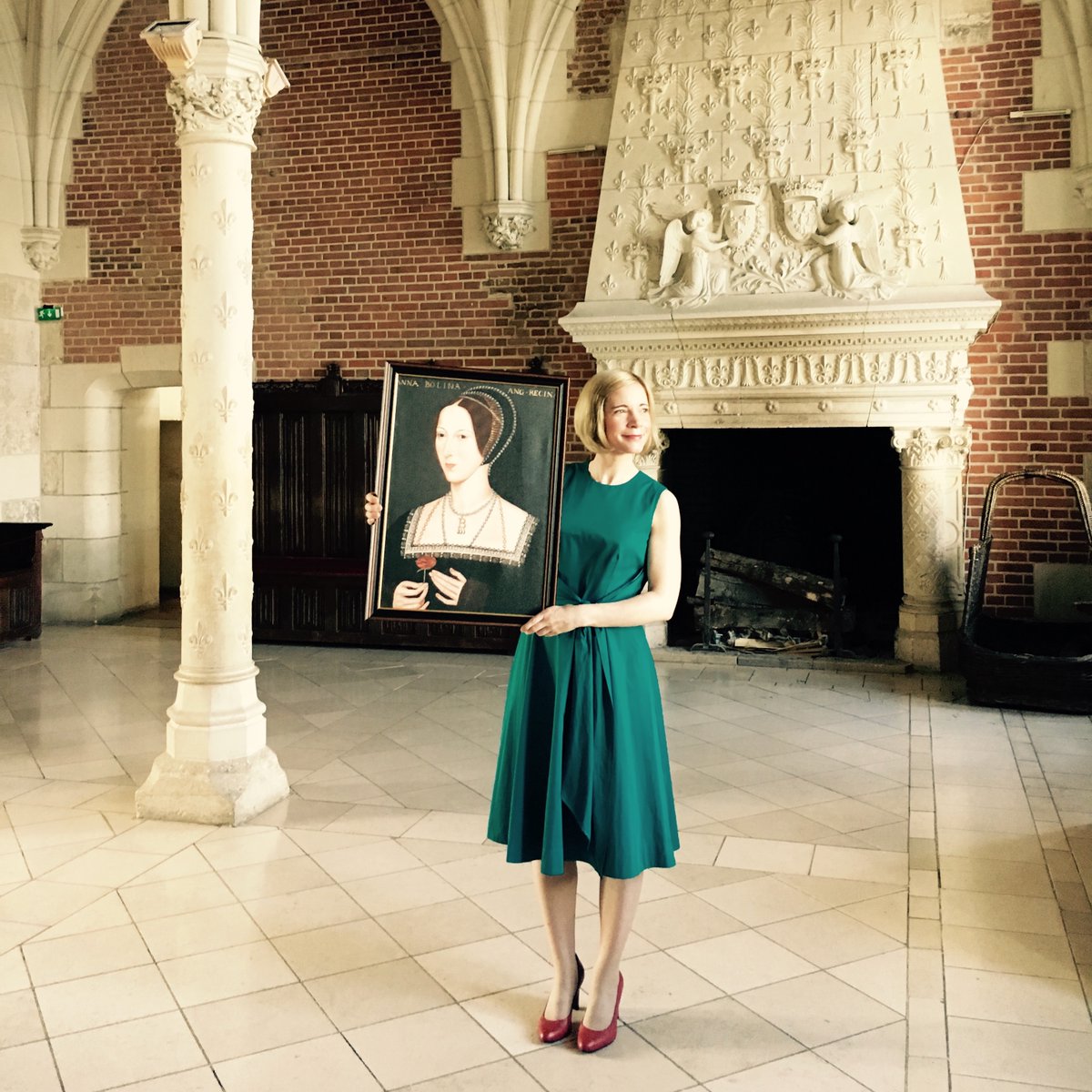 My film crew and I once got stopped by the police for acting suspiciously near Buckingham Palace.  We got out of jail by my persuading the officers that a genuine terrorist probably wouldn't have brought along a full-size portrait of Anne Boleyn. 