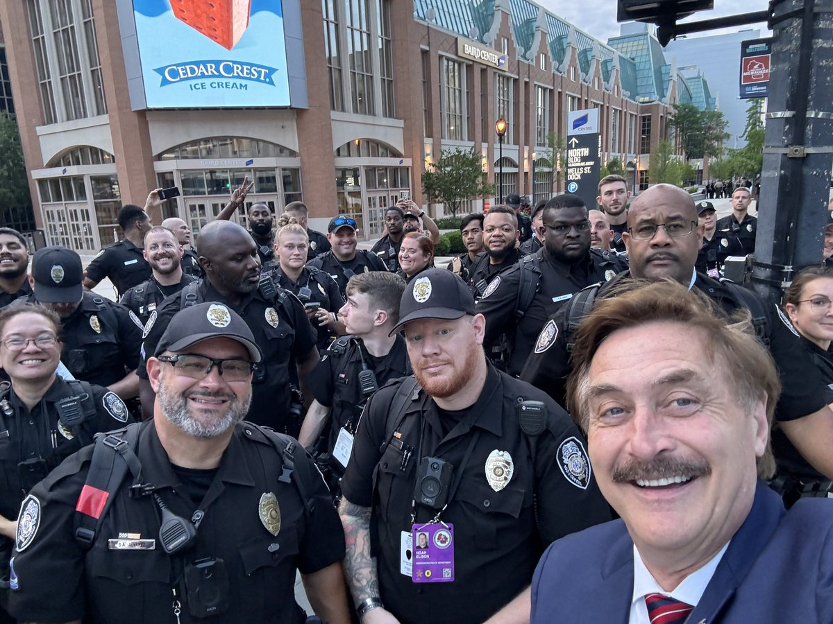 Thank you for your service! Feeling safe in Milwaukee! 