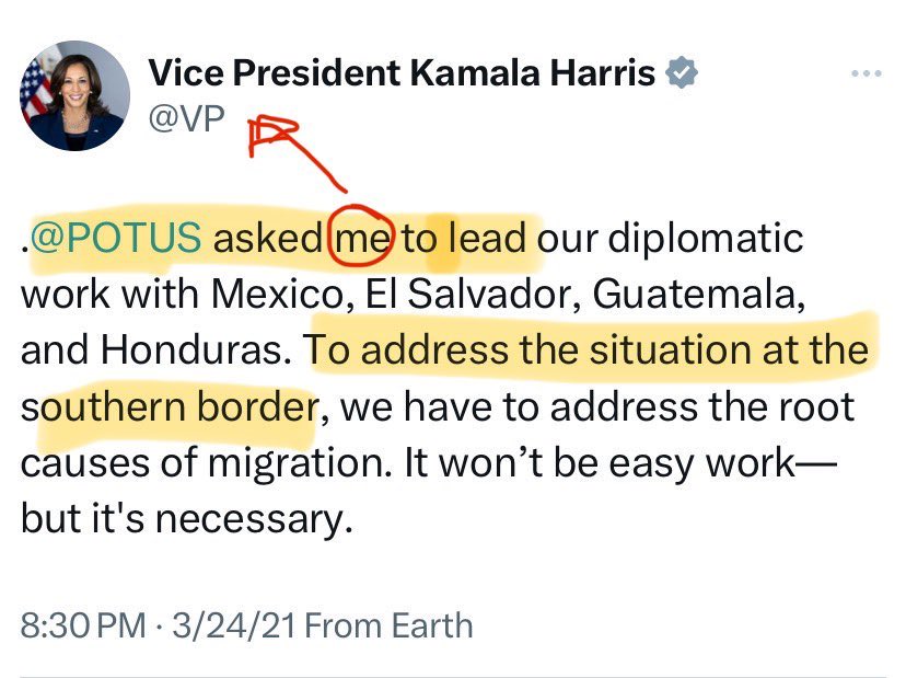 The media is denying she was ever the border czar. Share this wide and far. 