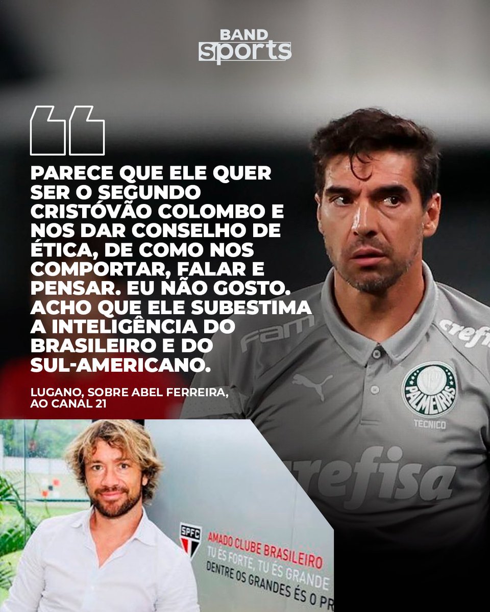 EITA! 😳 Qual sua opinião sobre a fala do Lugano, torcedor?

#BandSports #Lugano #AbelFerreira #Palmeiras 