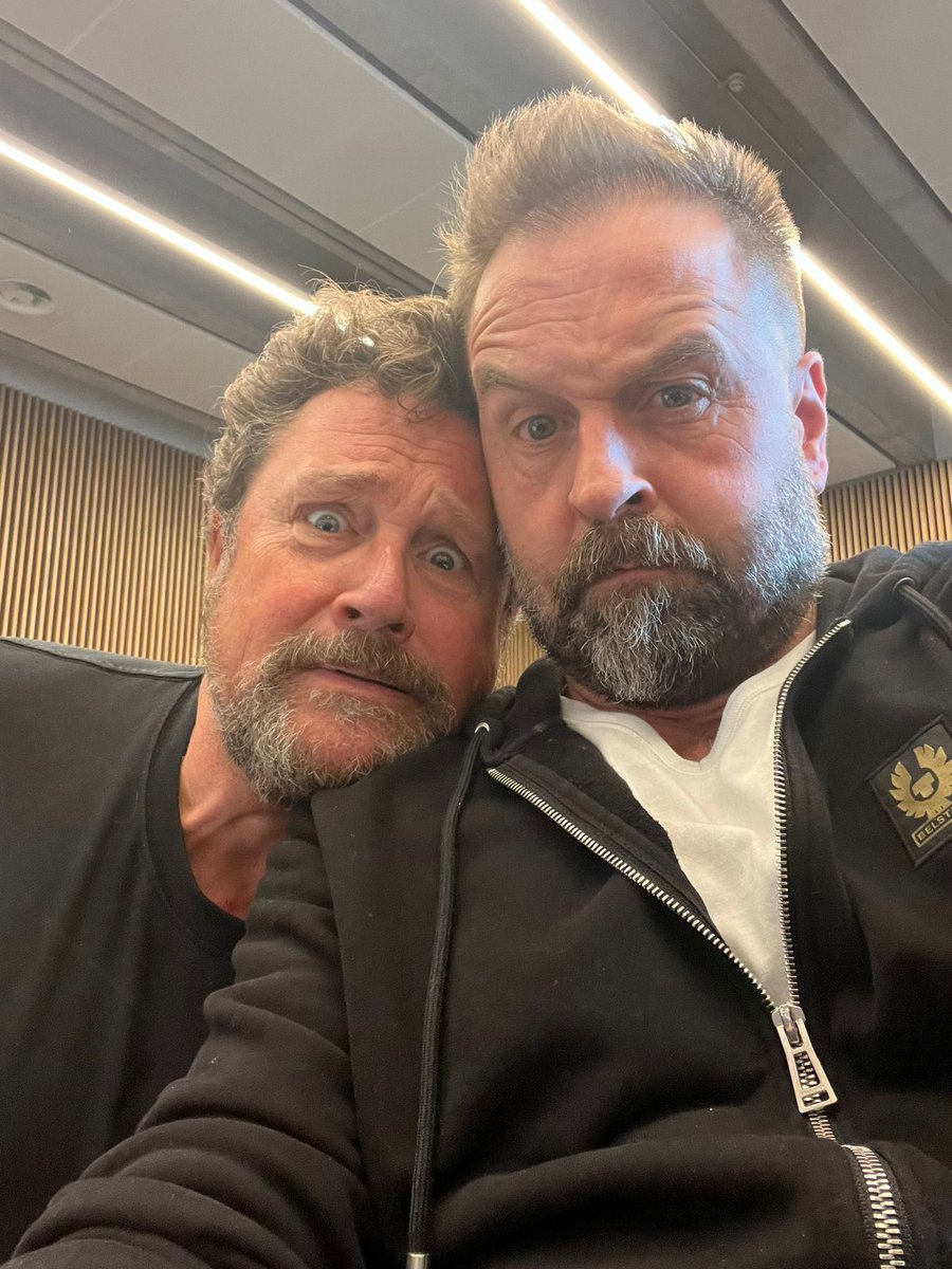 Together at… Les Mis rehearsals 😀 