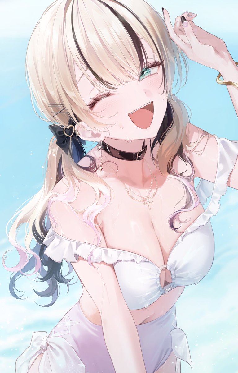 水着のあちゃん🤍🩶
#963art 