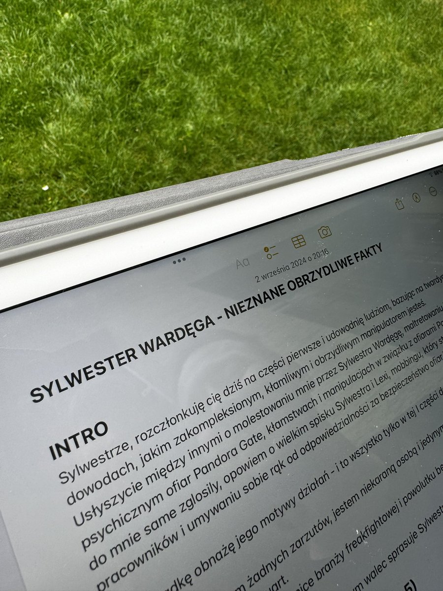 ja juz mam a wy? 