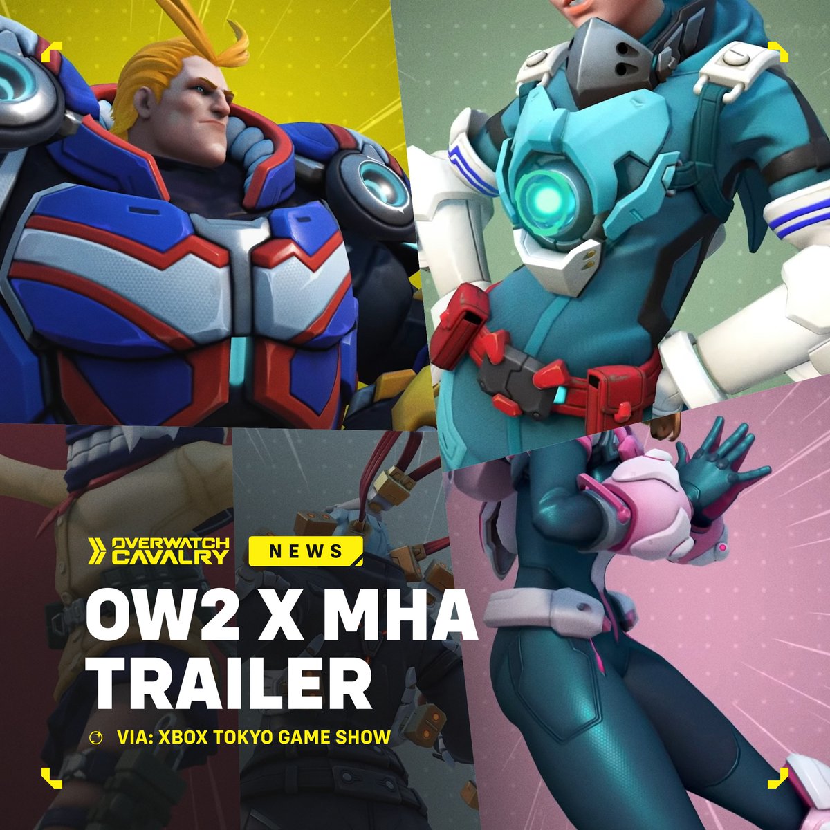 【速報】オーバーウォッチ×ヒロアカコラボが開催決定

10月18日開催

トレーサー×緑谷出久(デク)
ジュノ×麗日お茶子
リーパー×死柄木弔
ラインハルト×オールマイト
キリコ×トガヒミコ

 #オーバーウォッチ2  #Overwatch2
