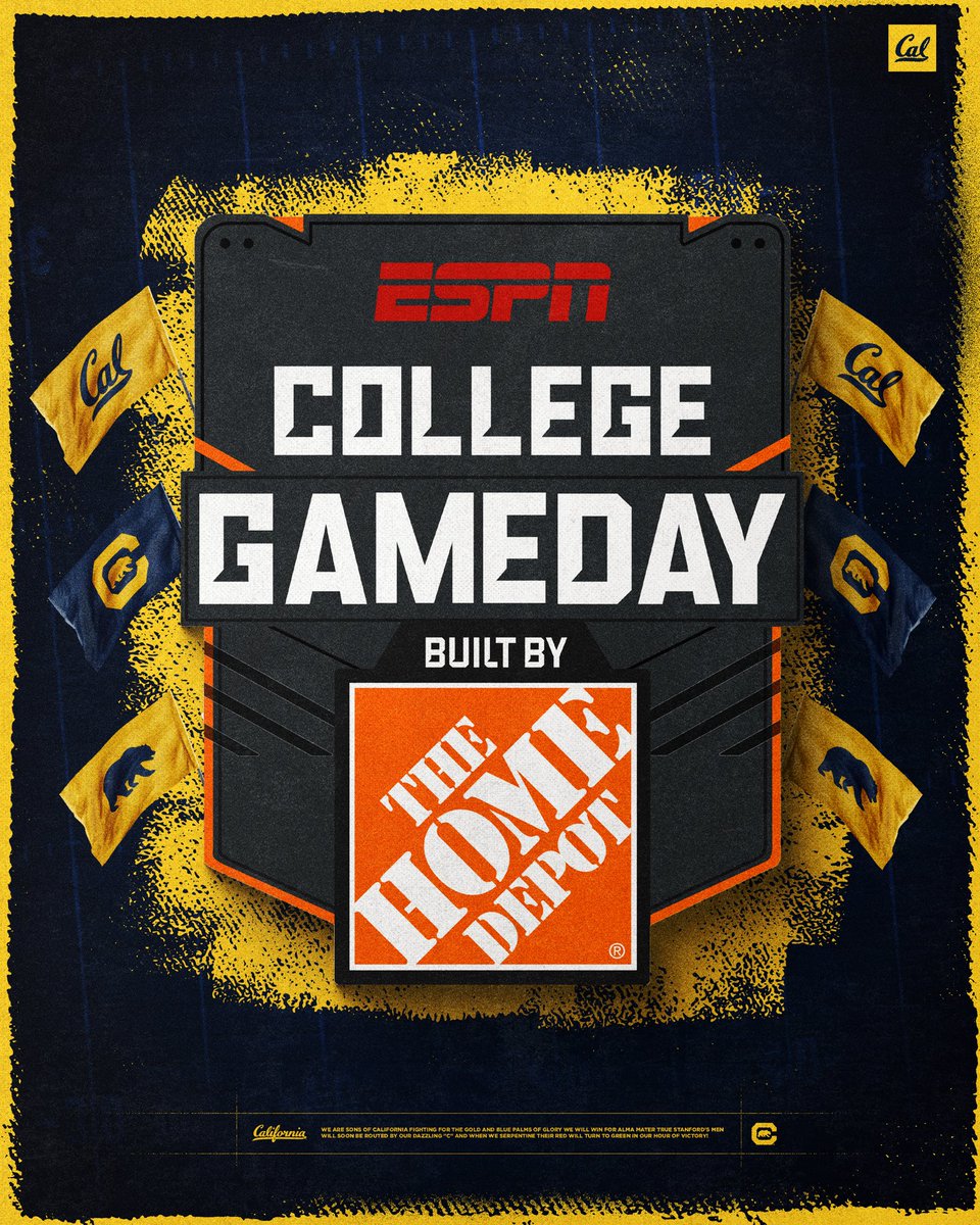They’re coming to our city for the first-time ever 👀🌁

College Gameday is Berkeley bound! 🐻

#GoBears | #ALLIN 