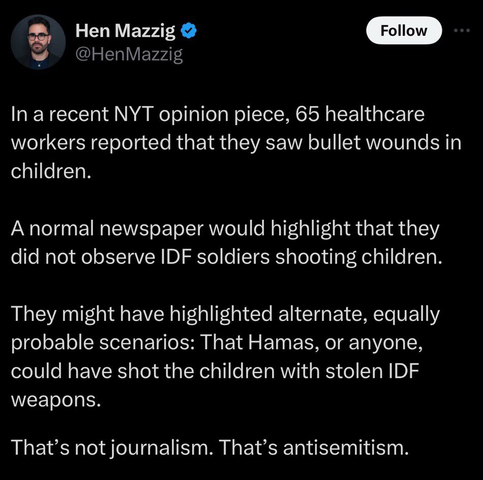 Fellas, is it antisemitic for doctors to report their findings? 