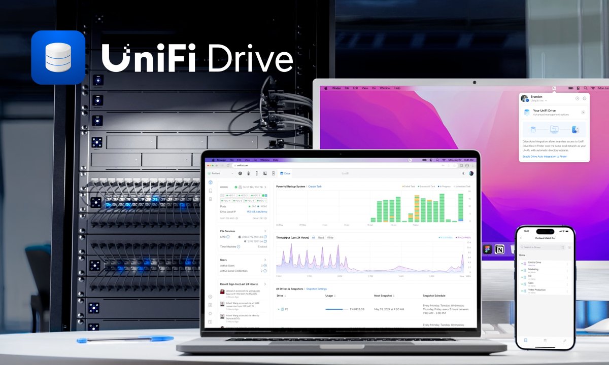 We’re excited to introduce #UniFi Drive, a magically simple network-attached storage solution designed for seamless integration into any #UniFi environment.

Learn more: https://t.co/CHxkPorYZB 