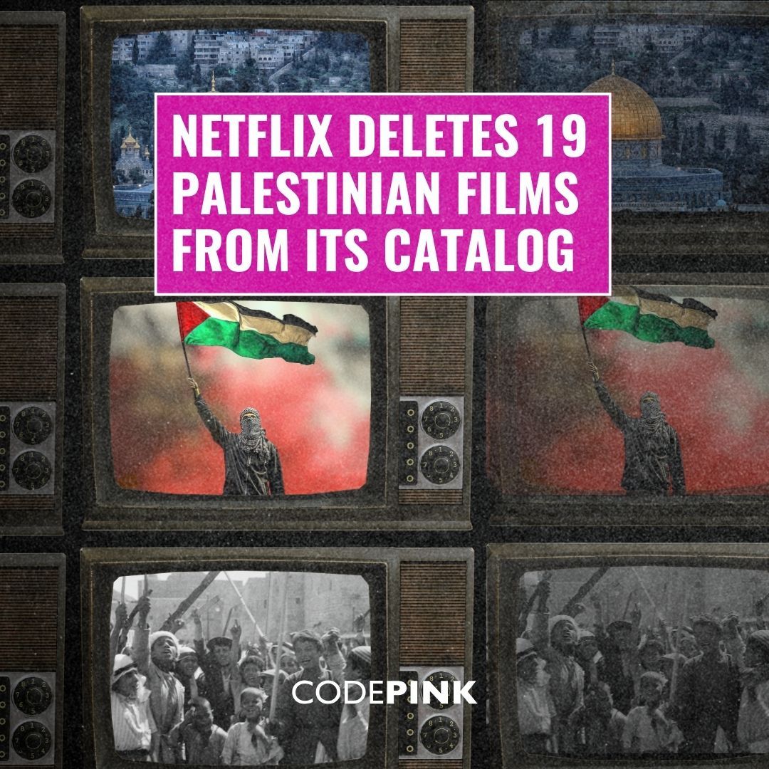 🚨 NETFLIX HAS DELETED 19 PALESTINIAN FILMS FROM ITS CATALOG THIS MONTH

After previously launching a "Palestinian Stories" section, only one film from it remains visible on the streaming platform. 