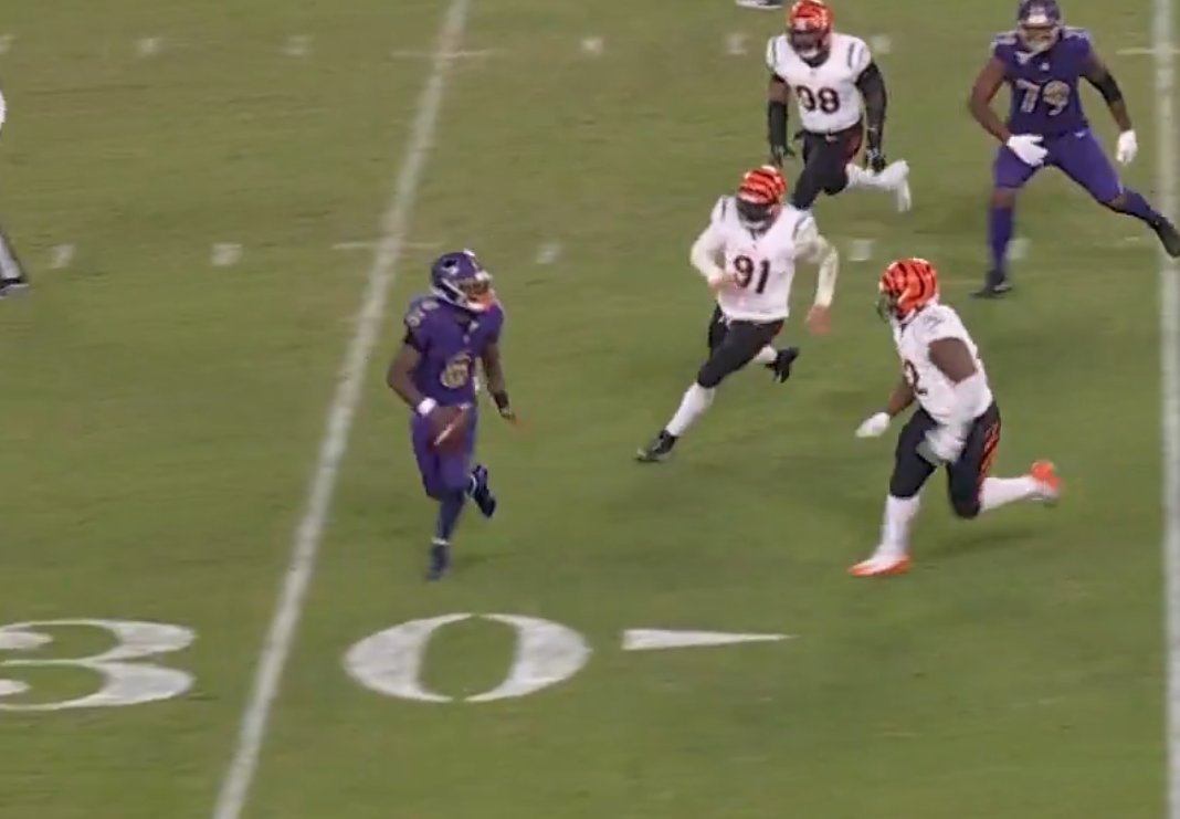 This man got tackled at the 1 yard line 