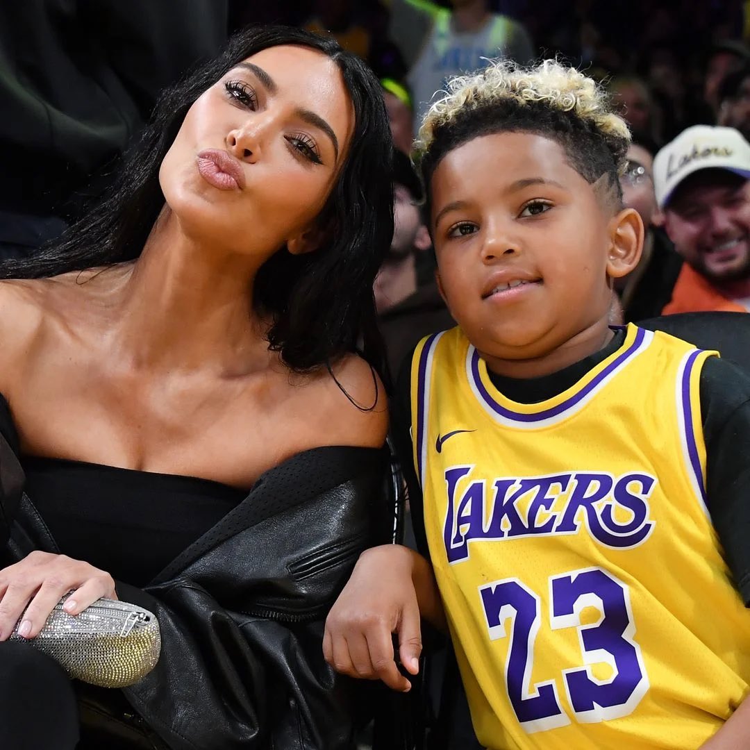Kim Kardashian has deleted Saint West’s YouTube channel after he shared two anti-Kamala Harris videos. 