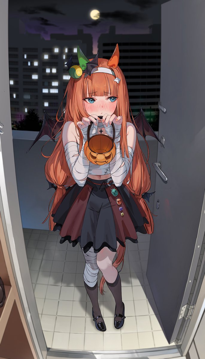 「あ、あの……Trick or treat...」 