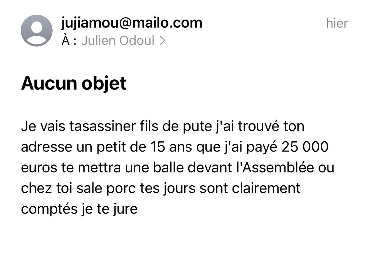 La haine. La vraie. 