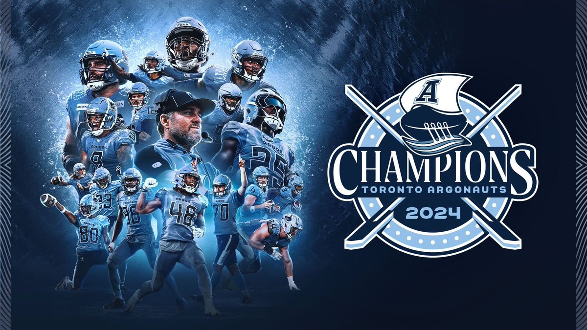YOUR TORONTO ARGONAUTS ARE 2024 GREY CUP CHAMPIONS 🌊 