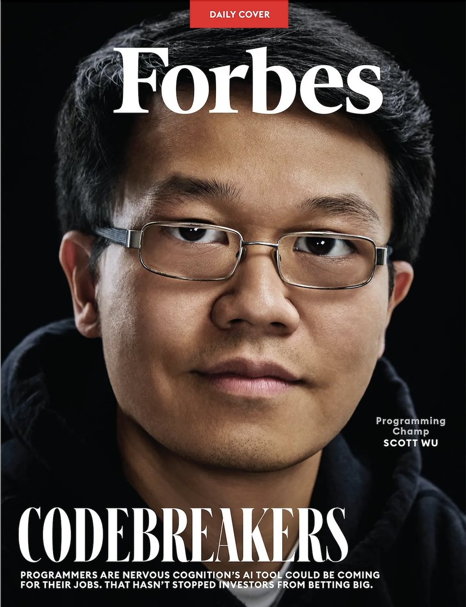 Devin has saved companies millions of dollars and has shown as much as an 8x productivity boost in engineering time. Great to chat with Forbes about the work Devin has been doing with customers like Nubank, Ramp, and MongoDB! 