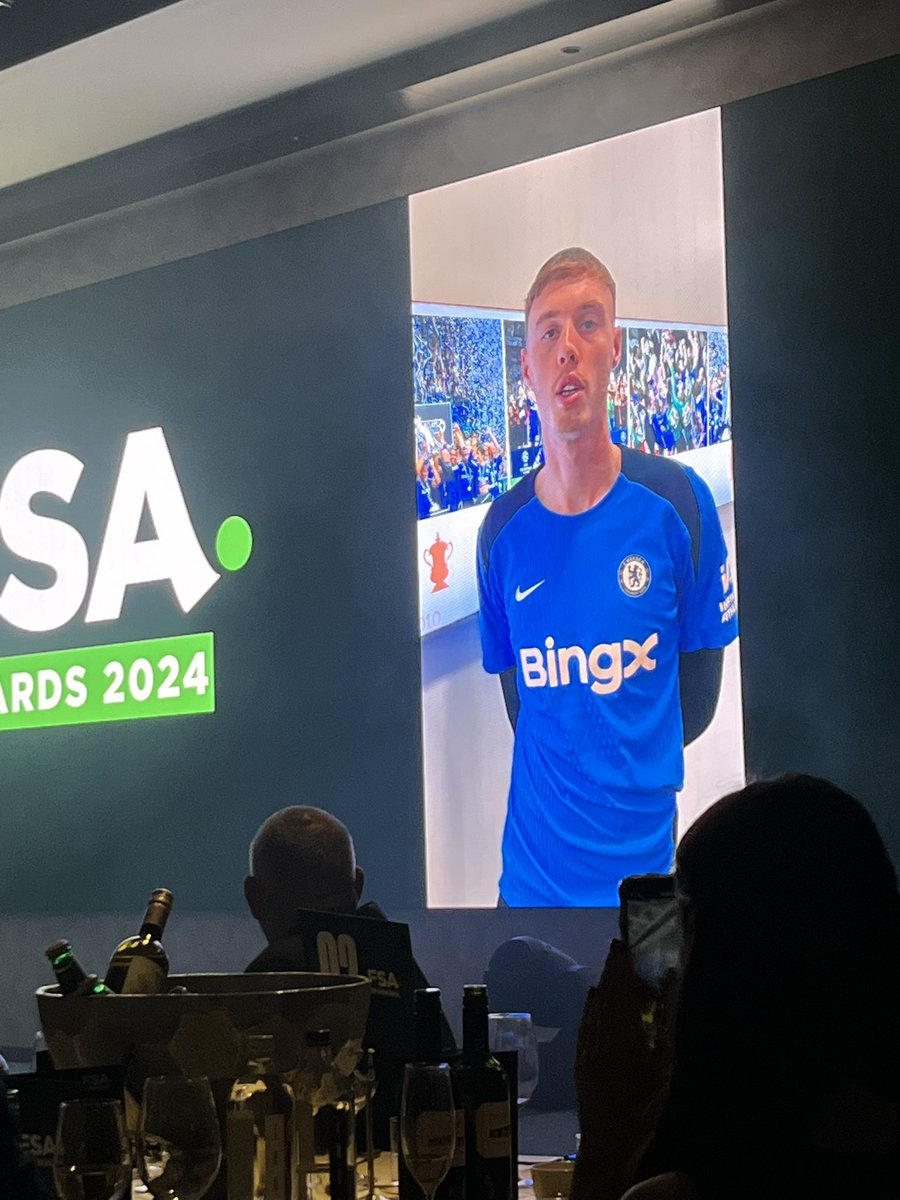 Cole Palmer is the first Chelsea player to win the FSA Men's Player of the Year award - beating the likes of Saka, Rodri, Salah and Watkins 