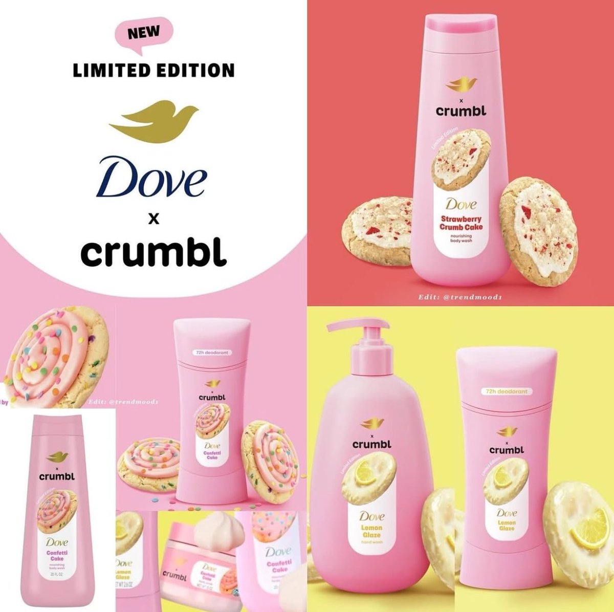 #Revealed 🚨 NEW! #crumblcookies X #dove 