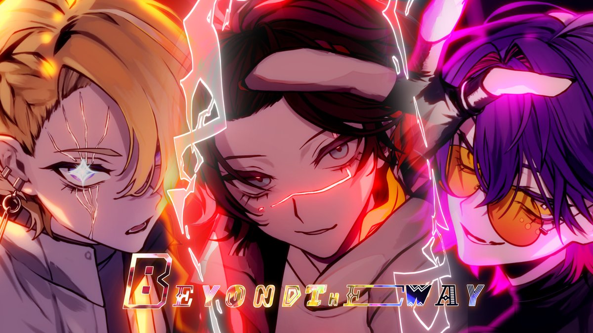 11/27 20:00~

Beyond the way /SIN-CHRONICITY cover
https://t.co/pJ7G4PAEbe

【Original】
lyric：q*Left 様　
Music：Giga 様

illust：残 様
movie：黒れもん 様
mix：さんかくずわり 様
vocal：三枝明那・風楽奏斗・渡会雲雀 