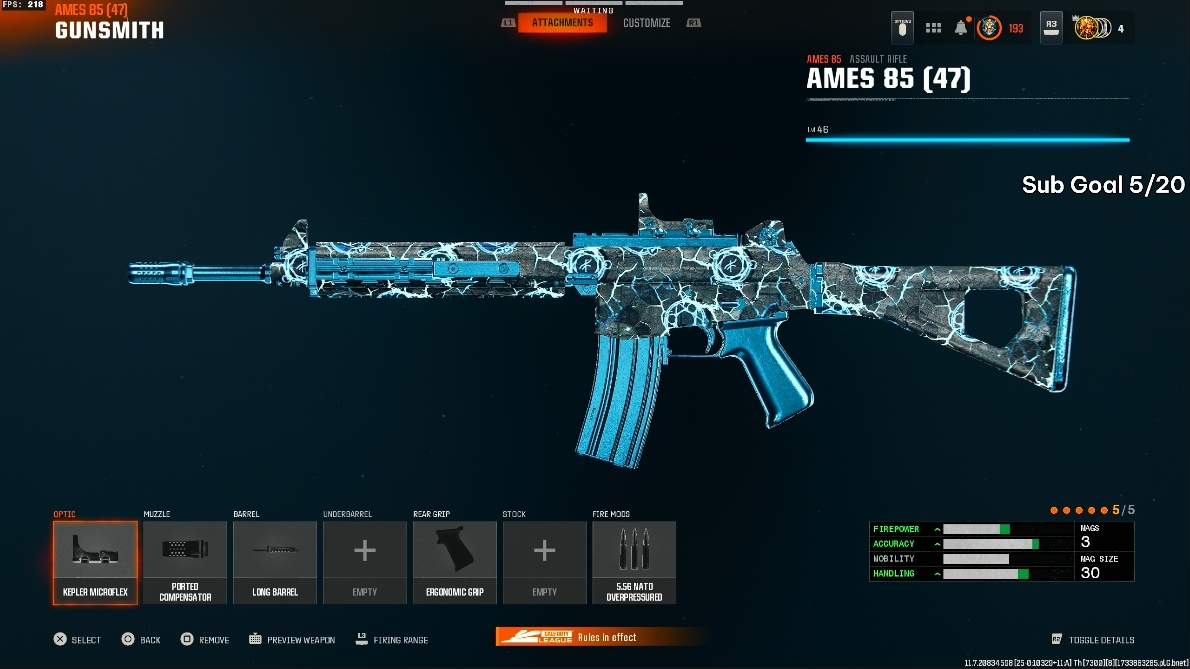 NEW AMES COMPETITIVE AND RANKED META. HIGHER BULLET VELO AND RANGE EZ RECOIL #BO6 
