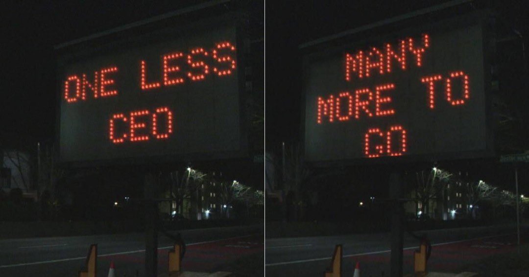 Happening now in Seattle along Highway 99 a hacker changed a street sign to read: 