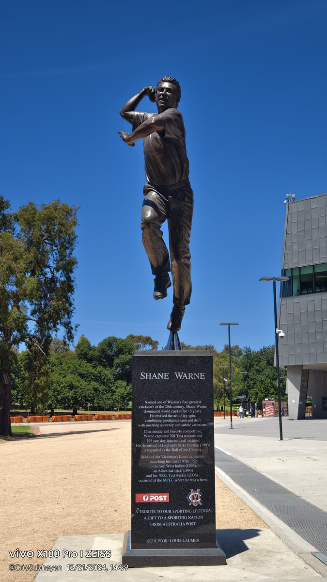 The great man. Shane Warne. 