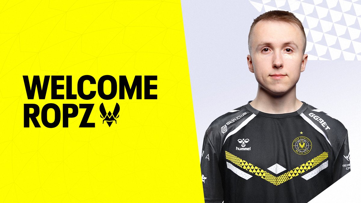 We just signed Counter-Strike
Welcome @ropz