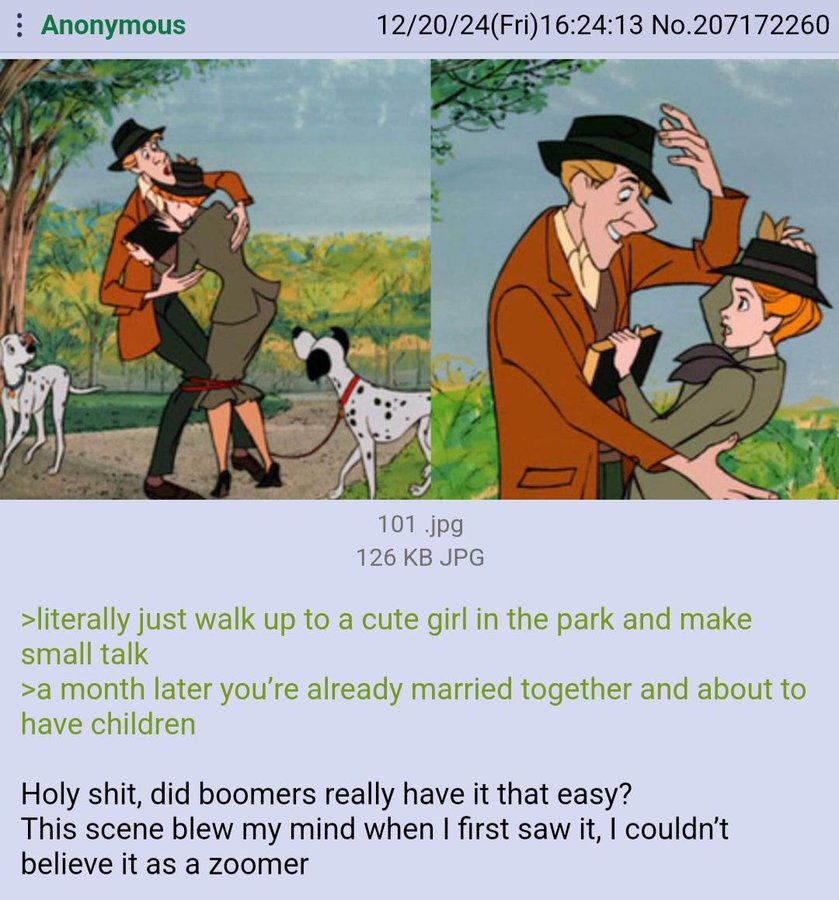 Yes. 

I am not old enough to have lived in this world, but I am old enough to have seen it. 

Here's how it worked. 

Everyone, man and woman alike, walked around with the baseline idea in their heads that, when they came of age, they were going to get married. 

So pretty much 
