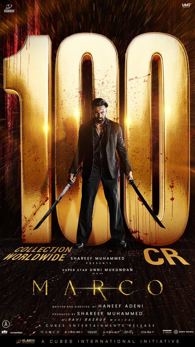 M🅰️RCO Storms into 1️⃣0️⃣0️⃣CR Club Worldwide🌍
#Marco #running #successfully #blockbuster #incinemasnow 