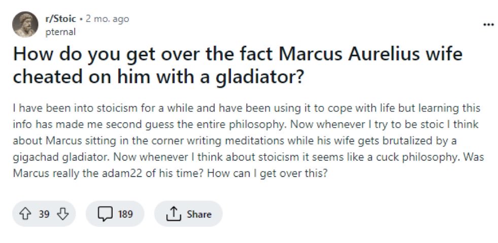 Is it over for stoic bros? 