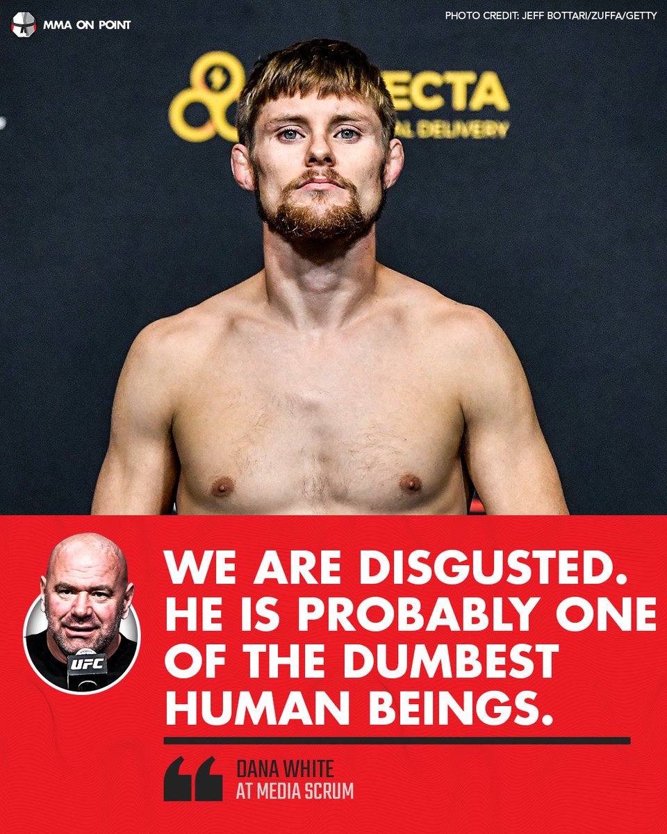 Dana White and the UFC releases a statement on Bryce Mitchell's remarks earlier today on his podcast. 