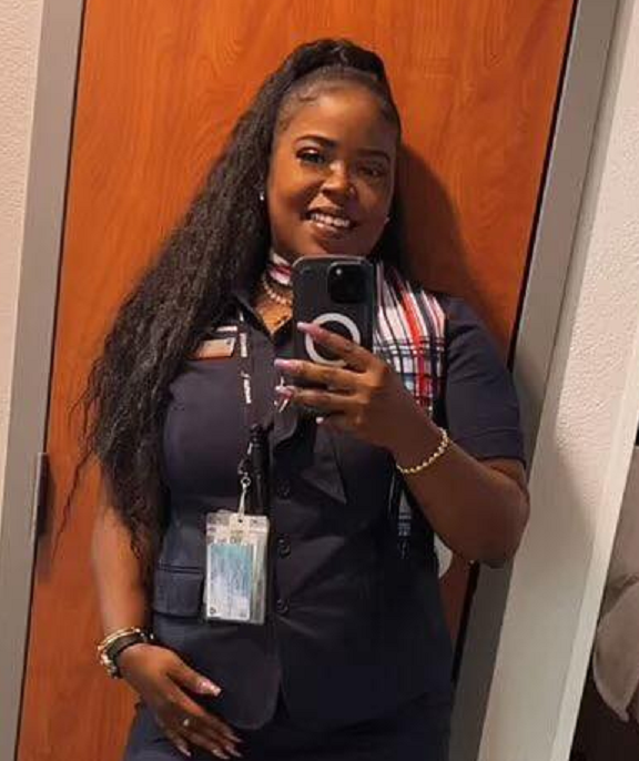 The flight attendants on Flight 5342 have been identified as Danasia Elder, 34, and Ian Epstein, 53 