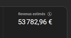 Chose promise, chose due voici combien m'a rapporté cette vidéo ! 