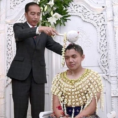 Siraman yang sangat powerful. 