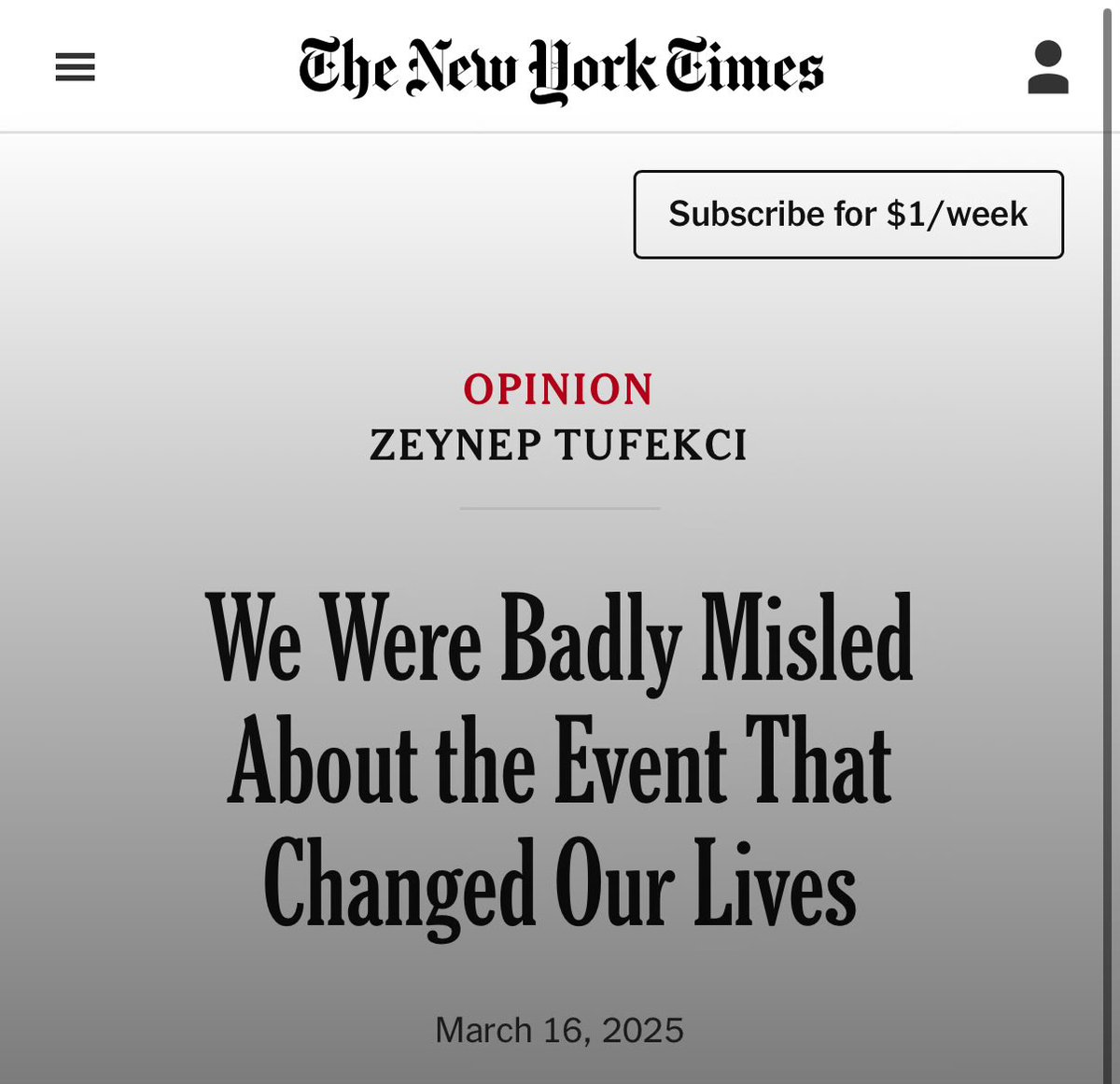 “We”? 