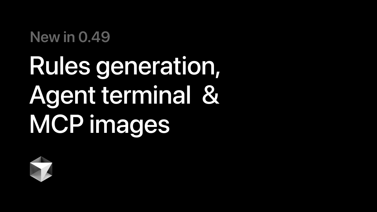 rolling out @cursor_ai 0.49

here’s what’s new ↓ 