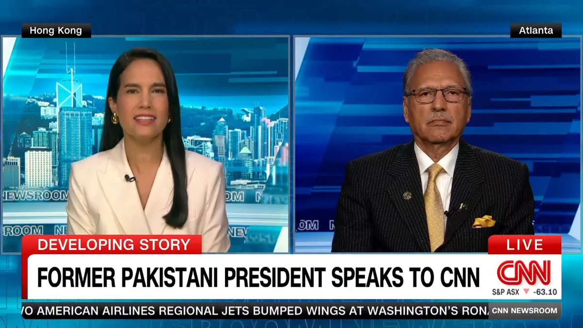 Calling for a return to democracy in Pakistan...

Here's former Pakistan President @ArifAlvi on Imran Khan, US-Pakistan relations, Trump tariffs, and the fate of a nation.

https://t.co/u9fJ0uDY1a @MsNali @SophiaSaifi 