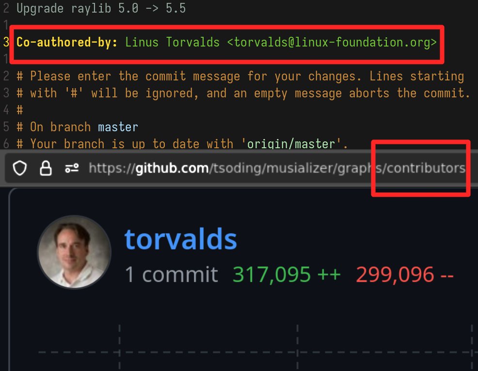 Always add this line at the end of your commit messages and Linus Torvalds himself will come to your project and contribute to it. 
