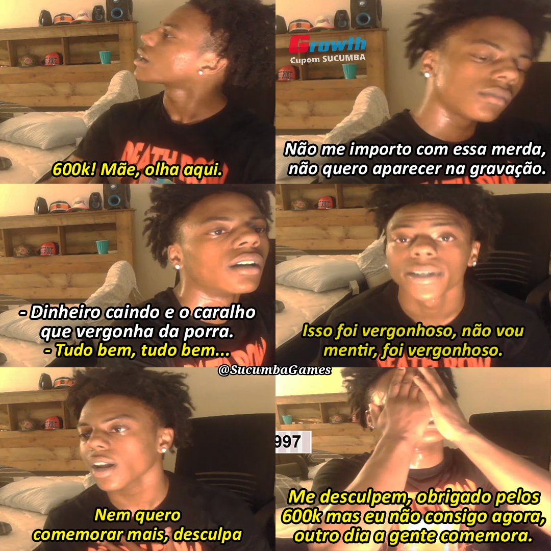 Em 2021, quando IShowSpeed atingiu a marca de 600 mil inscritos ao vivo durante uma live no YouTube e começou a comemorar, sua mãe entrou no quarto para saber o motivo de tanto barulho. Quando ele, todo empolgado, foi contar sobre sua conquista, ela o desprezou e minimizou o 