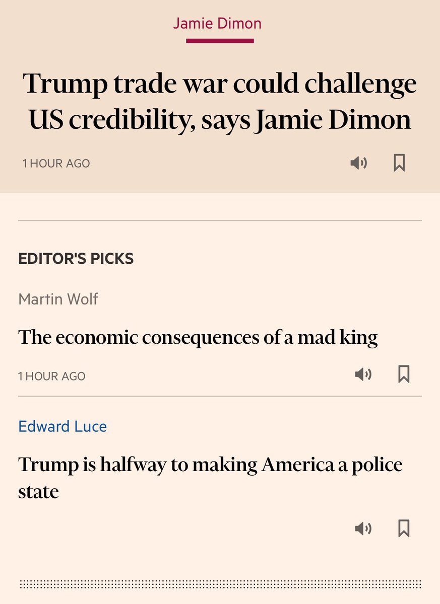 FT goes hard today. 